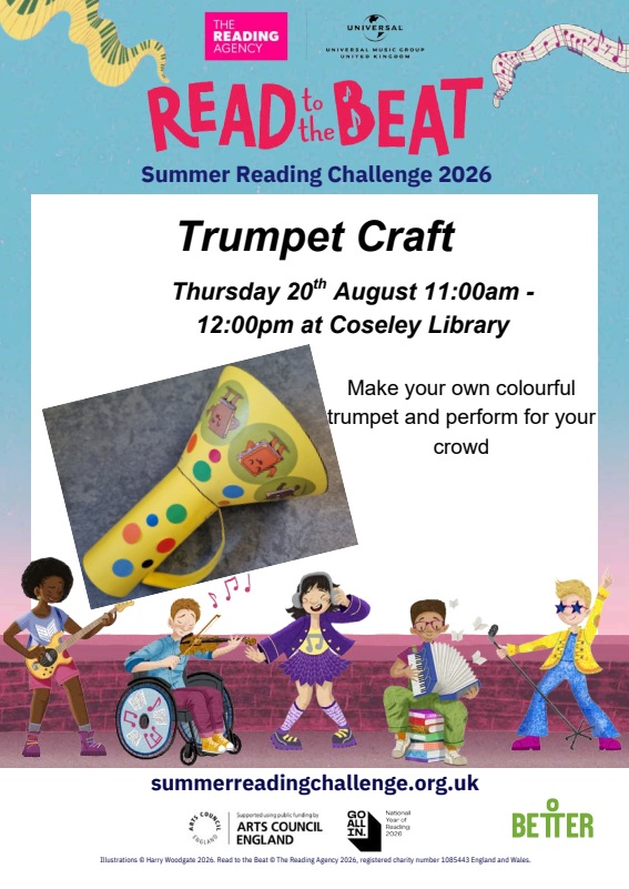Coseley Library - Summer Reading Challenge: Trumpet